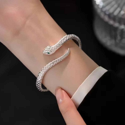 Bracciale serpente argento 925 - argento,