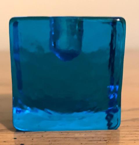 Portacandele cubo vetro - portacandele, in