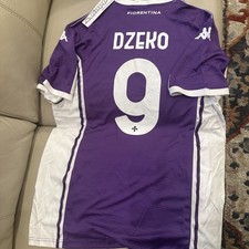 Maglia calcio Fiorentina 25/26 Home EDIN DZEKO #9 vestibilità EXTRA LARGE