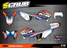 Adesivo KTM DECORO EXC 125 200 250 300 400 450 530R 2008 2009 2010 2011 SCRUB