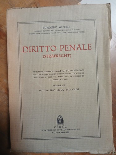 Diritto penale mezger - penale,, e.