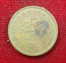 5 Lipa 0,05 Kune Kuna Croazia