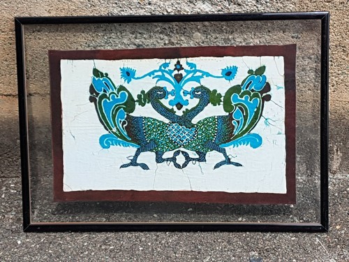 Batik seta incorniciato tra - , 2