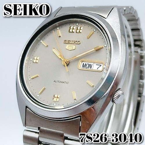 Seiko 7s26 3040 grigio raro - 5,
