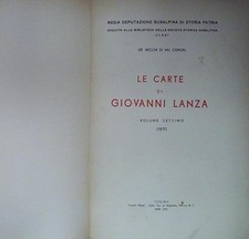 LE CARTI DI GIOVANNI LANZA
