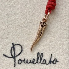 Dodo Pomellato Collana Ciondolo Corno Cornetto Limited Edition Oro Rosa Rara
