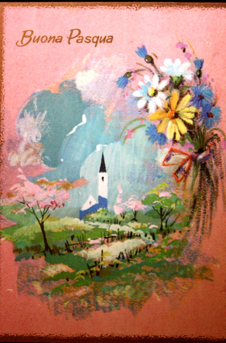 Cartolina illustrata buona - cartolina,