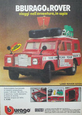 Pubblicità Advertising Werbung Italian Clipping 1982 BBURAGO LAND ROVER AZIZA.