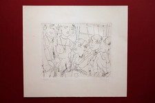 Alberto Manfredi Incisione Originale Firmata Numerata 1969 Reggio Emilia