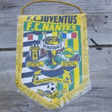 GAGLIARDETTO CALCIO JUVENTUS NANTES F.C. SEMIFINALE CHAMPIONS LEAGUE 1995/96