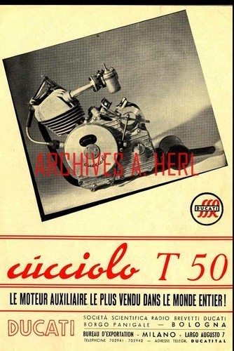 Ducati cucciolo moto stampa - ducati,
