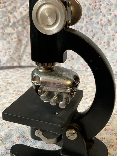 Microscopio vintage ems - microscopio,