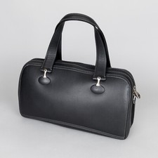 Borsa SCHEDONI Ferrari Modena - pelle - baguette a spalla - colore nero