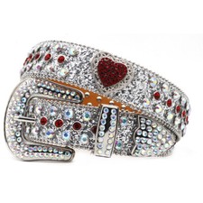 Cintura western strass per