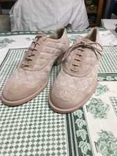 scarpe francesina chanel trapuntata - quilted chanel oxford shoes