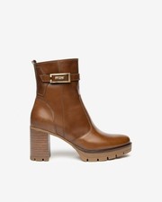 Stivaletti Nero Giardini Donna In Pelle I514853D Cuoio