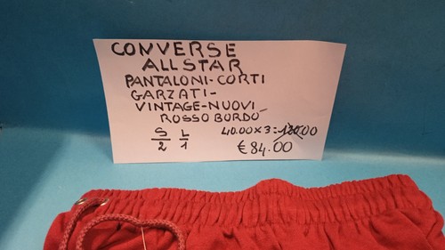 Bermuda cotone garzato rosso - bermuda,