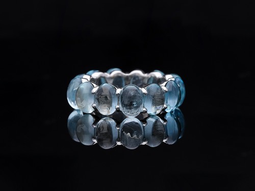 Anello memory acquamarina - anello,
