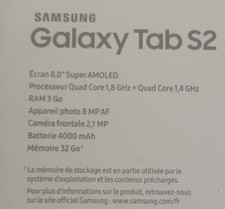 Tablette Samsung Galaxy Tab S2