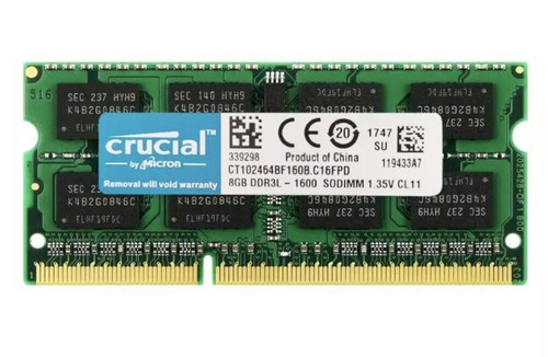 Ram crucial ddr3l - ddr3l, 1600mhz