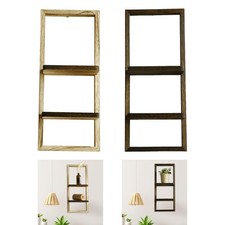 Mensola galleggiante rustica leggera da parete per dormitorio, soggiorno,