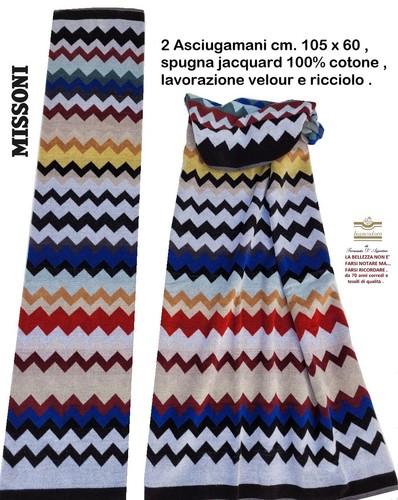 Missoni set asciugamani - missoni,