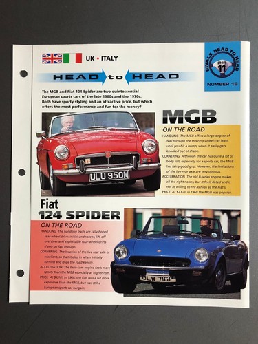 Scheda tecnica mgb fiat 145 - tecnica,