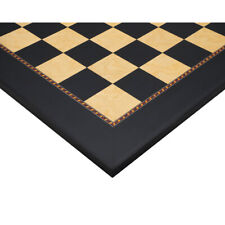 Scacchiera The Queen's Gambit tinta nera pioppo e radice di cenere