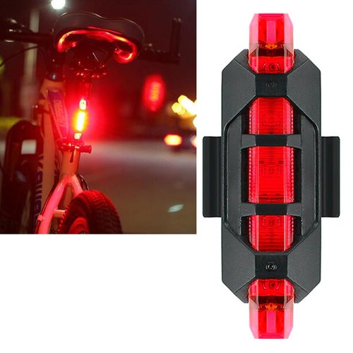 Luce bici led rosso - luce, fanale