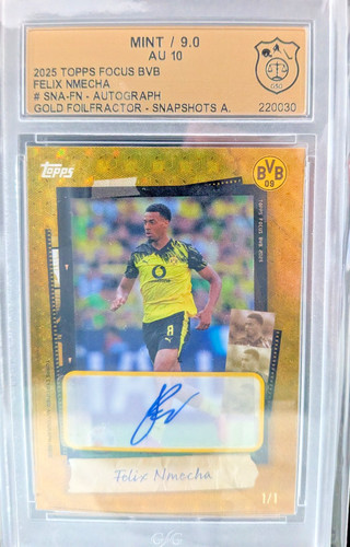 Autografo 1 topps bvb - ,