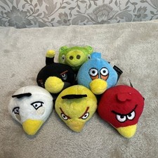 Angry Birds set di 6 mini peluche penna topper / pupazzi dita
