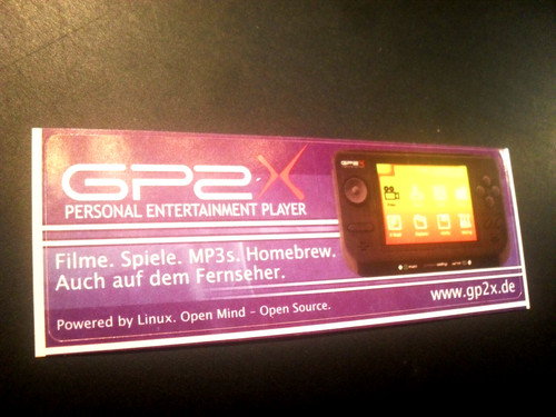 Adesivo sticker gp2x - /, ++gp2x