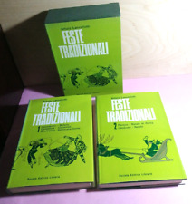 ARTURO LANCELLOTTI-FESTE TRADIZIONALI (2 VOLUMI, COFANETTO)-1950/51 (ILLUSTRATI)