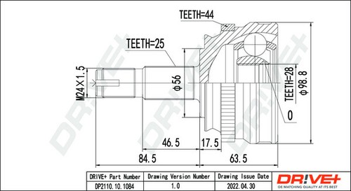 Dp2110 10 1084 kit - dr!ve+,
