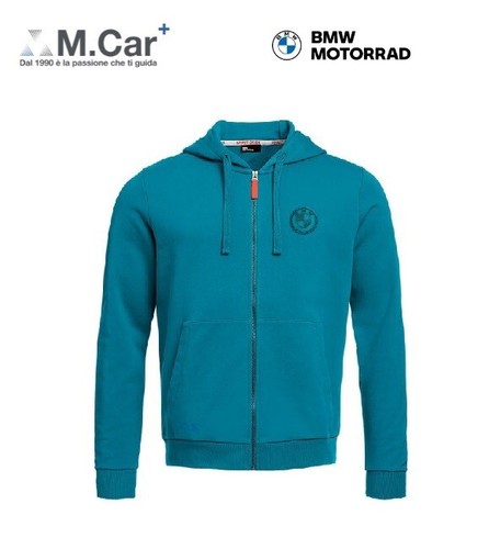 Felpa con cappuccio zip - cappuccio, blu