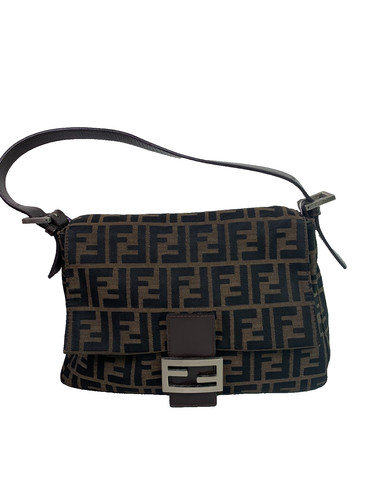 Fendi vintage logo canvas - vintage,
