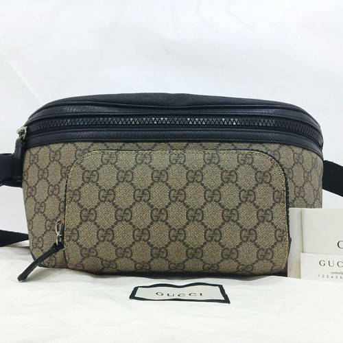 Gucci black leather pvc - gucci,