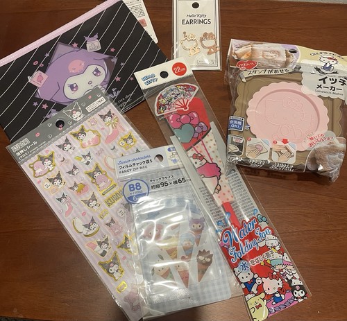 Sanrio kuromi hello kitty set - kuromi,