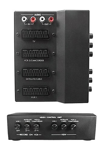 Scart switch box vie - 3, con