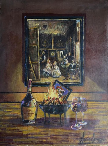 Quadro olio originale mario - olio,
