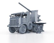 WWII ITALIAN - AUTOCANNONE DA 90 53 SU BREDA 52 1/56 1/72 1/87 1/100 3D PRINTED