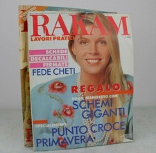2 riviste RAKAM MARZO 1980 1990 Lavori Pratici femminili VINTAGE Uncinetto Moda