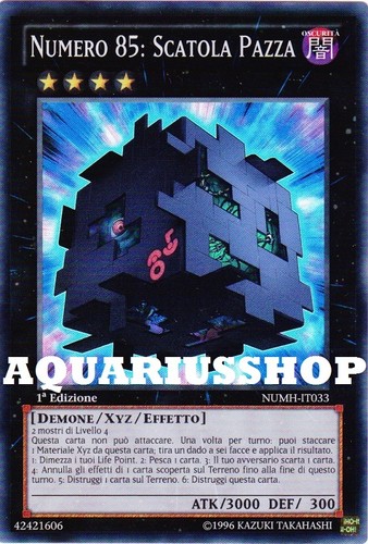 Numero 85 scatola - yu-gi-oh!,