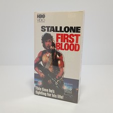First Blood Rambo VHS 1982