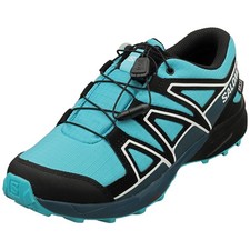Salomon Speedcross Scarpe da Ginnastica Impermeabili Unisex Moda in Blu Nero - 4 UK