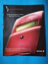 RITAGLIO DI GIORNALE CLIPPING PUBBLICITA' ERICSSON T18 DA COLLEZIONE - (141)
