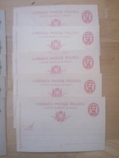 Lot. 5 Pz, Cartolina Postale