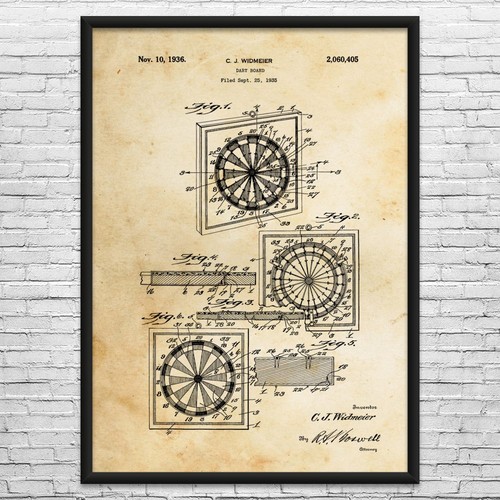 Freccette brevetto wall art - freccette,