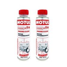 MOTUL ENGINE CLEAN Additivo Pulizia Lavaggio Olio Motore auto 2x300ml 02MO46