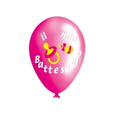 25 Palloncini lattice medium da 28 cm ROSA IL MIO BATTESIMO 09VZ
